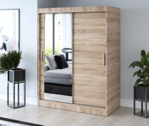 Szafa przesuwna 150x200 Sofia, Dąb Sonoma