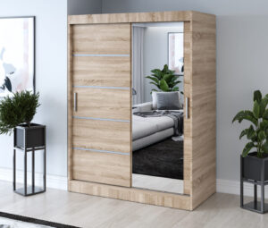 Szafa przesuwna 150x200 Pepe, Dąb Sonoma