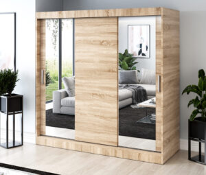 Szafa przesuwna 200x200 Sofia, Dąb Sonoma