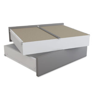 Szuflady do szafy 120x200, 2 sztuki, Antracyt mat