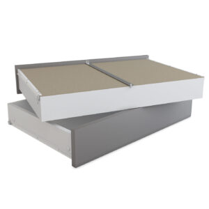 Szuflady do szafy 150x200, 2 sztuki, Antracyt mat