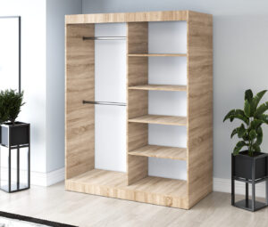 Garderoba 150x200 Troy, Dąb Sonoma