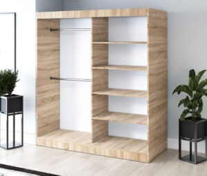 Garderoba 180x200 Troy, Dąb Sonoma