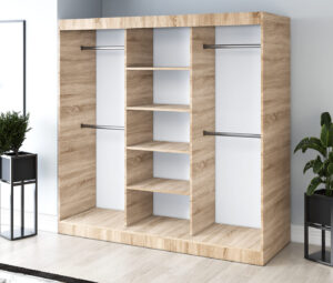 Garderoba 200x200 Troy, Dąb Sonoma