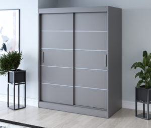 Szafa przesuwna 150x200 Nina, Antracyt mat