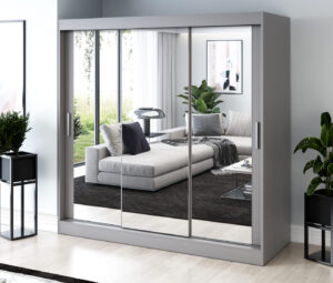 Szafa przesuwna 200x200 Karl, Antracyt mat