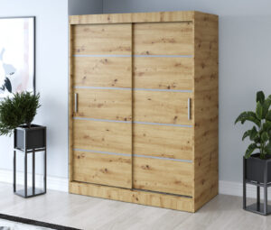 Szafa przesuwna 150x200 Nina, Dąb Artisan