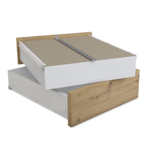 Szuflady do szafy 90x200, 2 sztuki, Dąb Artisan