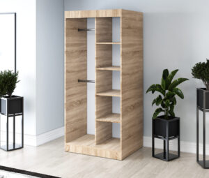 Garderoba 90x200 Troy, Dąb Sonoma