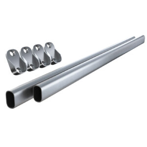 Drążki do szafy 200x200, 2 sztuki, Stalowe