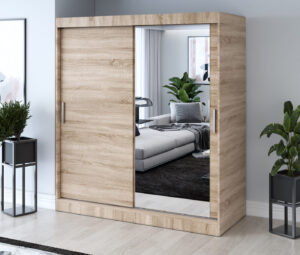 Szafa przesuwna 180x200 Hugo, Dąb Sonoma