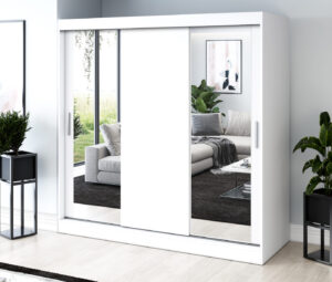 Szafa przesuwna 200x200 Sofia, Biały mat