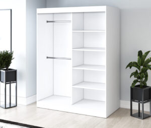 Garderoba 150x200 Troy, Biały mat