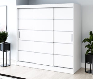 Szafa przesuwna 200x200 Nina, Biały mat