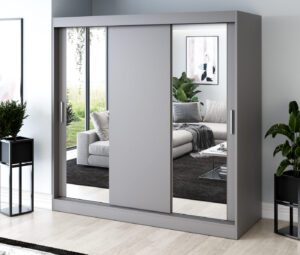 Szafa przesuwna 200x200 Sofia, Antracyt mat