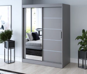 Szafa przesuwna 150x200 Ralf, Antracyt mat