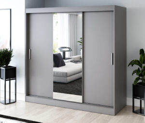 Szafa przesuwna 200x200 Hugo, Antracyt mat