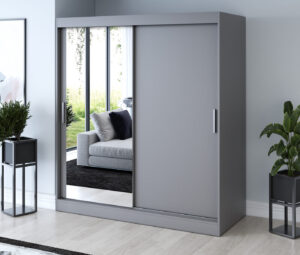 Szafa przesuwna 180x200 Sofia, Antracyt mat