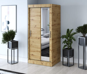 Szafa przesuwna 90x200 Hugo, Dąb Artisan