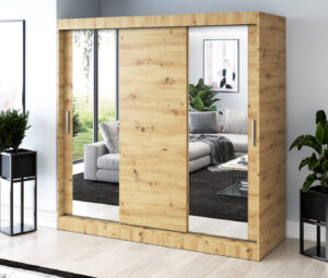 Szafa przesuwna 200x200 Sofia, Dąb Artisan