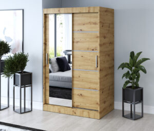 Szafa przesuwna 120x200 Ralf, Dąb Artisan