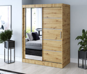 Szafa przesuwna 150x200 Ralf, Dąb Artisan