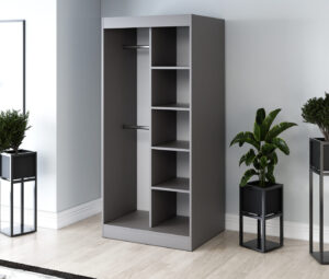 Garderoba 90x200 Troy, Antracyt mat