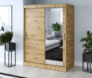 Szafa przesuwna 150x200 Hugo, Dąb Artisan