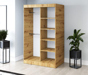 Garderoba 120x200 Troy, Dąb Artisan