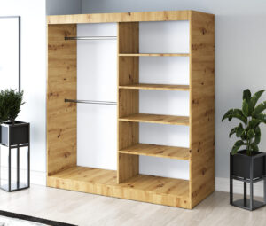 Garderoba 180x200 Troy, Dąb Artisan