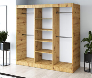 Garderoba 200x200 Troy, Dąb Artisan